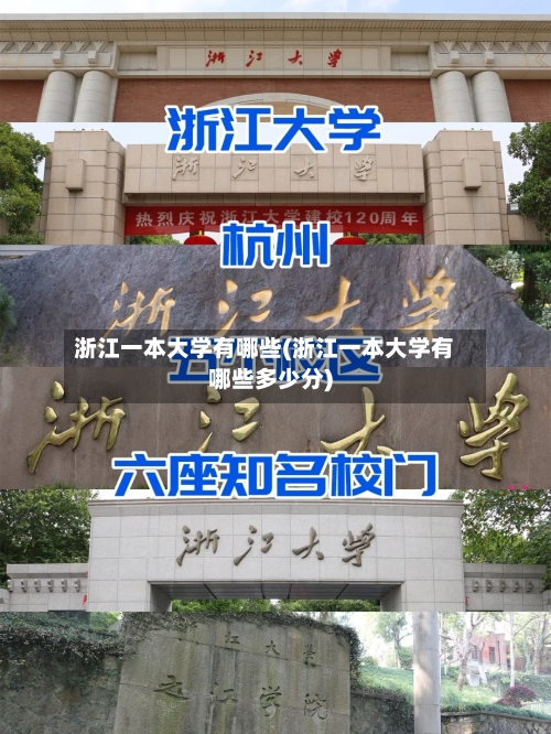 浙江一本大学有哪些(浙江一本大学有哪些多少分)-第2张图片