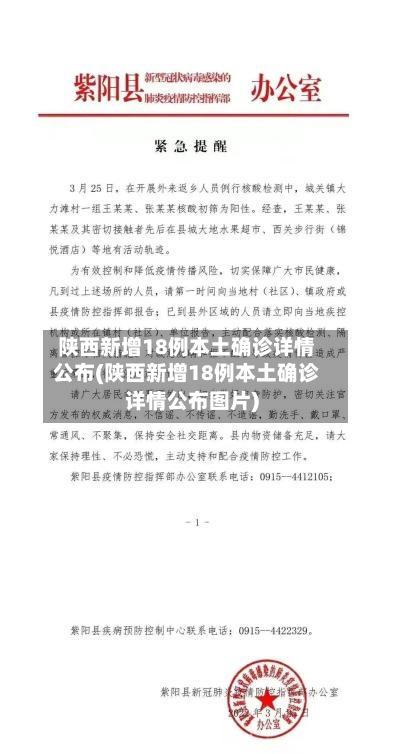 陕西新增18例本土确诊详情公布(陕西新增18例本土确诊详情公布图片)-第2张图片