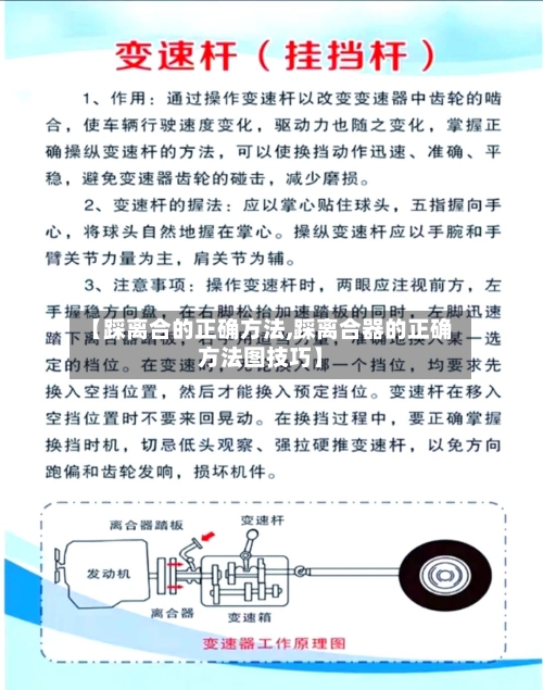 【踩离合的正确方法,踩离合器的正确方法图技巧】