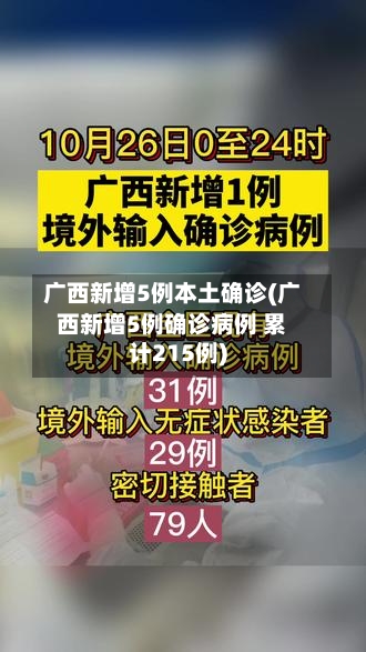 广西新增5例本土确诊(广西新增5例确诊病例 累计215例)-第2张图片