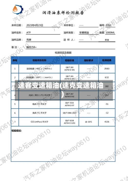 速客变速箱油(速克变速箱油)