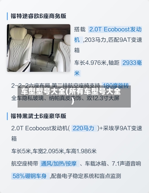 车型型号大全(所有车型号大全)