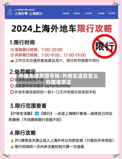 外地车进京限号吗/外地车进京怎么办理进京证-第2张图片