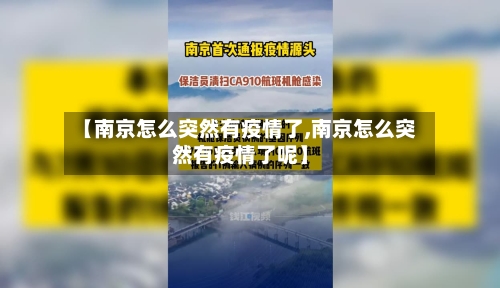 【南京怎么突然有疫情了,南京怎么突然有疫情了呢】-第3张图片