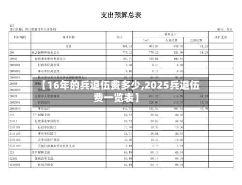 【16年的兵退伍费多少,2025兵退伍费一览表】-第2张图片