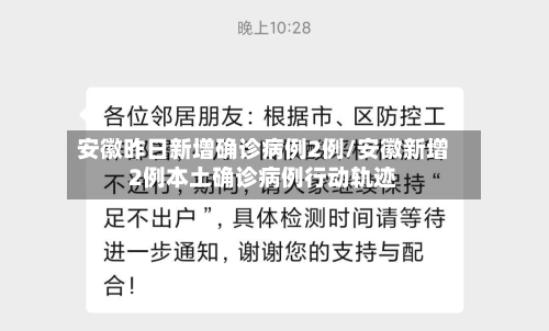 安徽昨日新增确诊病例2例/安徽新增2例本土确诊病例行动轨迹-第2张图片