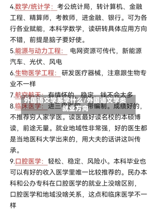 外国语文学系学什么/外国语文学类就业方向-第1张图片