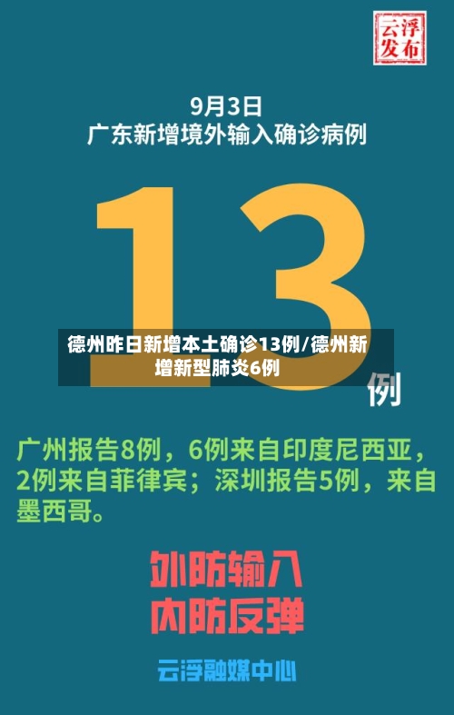 德州昨日新增本土确诊13例/德州新增新型肺炎6例-第1张图片