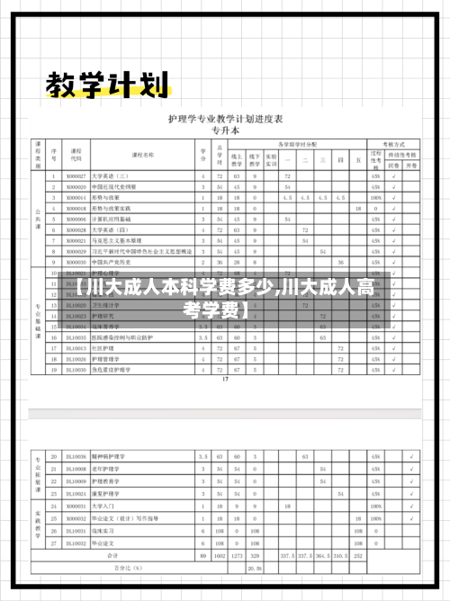 【川大成人本科学费多少,川大成人高考学费】-第2张图片