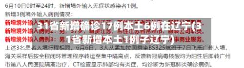 31省新增确诊17例本土6例在辽宁(31省新增本土1例子辽宁)-第3张图片