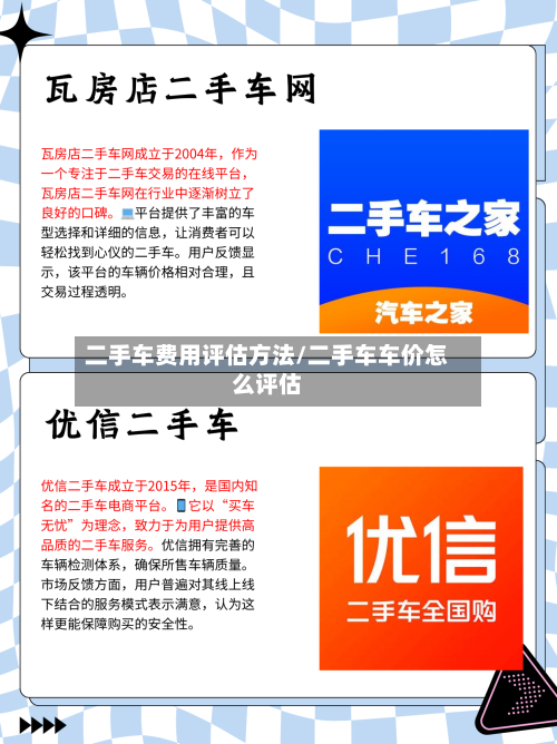 二手车费用评估方法/二手车车价怎么评估-第2张图片