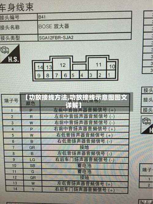 【功放接线方法,功放接线示意图图文详解】-第1张图片