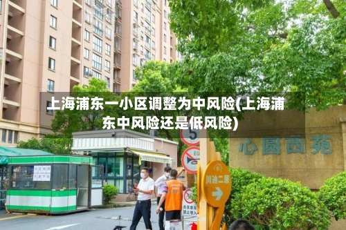 上海浦东一小区调整为中风险(上海浦东中风险还是低风险)