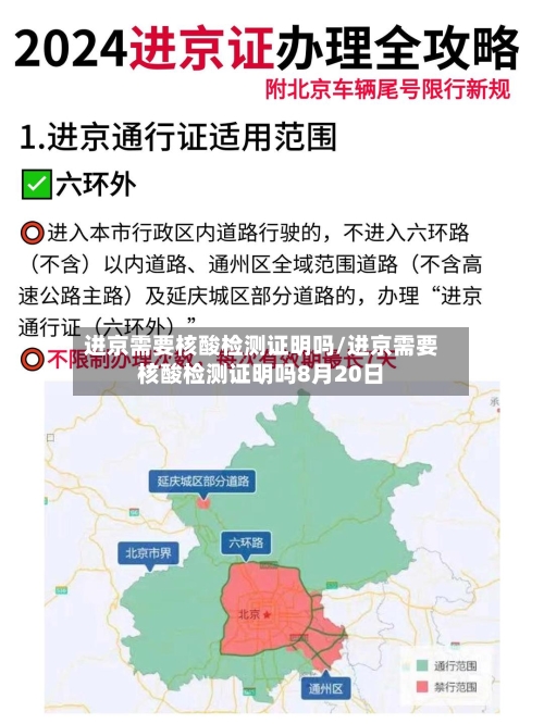 进京需要核酸检测证明吗/进京需要核酸检测证明吗8月20日