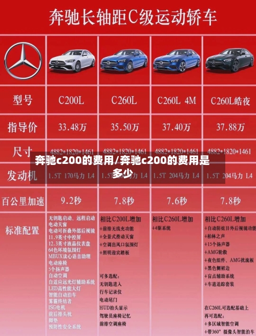 奔驰c200的费用/奔驰c200的费用是多少-第3张图片