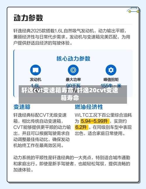 轩逸cvt变速箱寿命/轩逸20cvt变速箱寿命-第2张图片