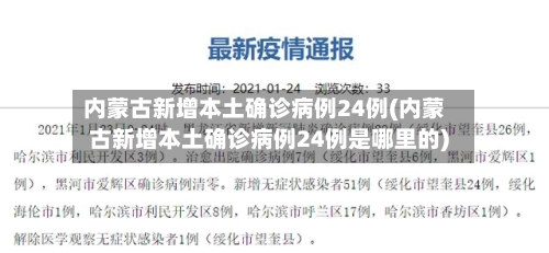 内蒙古新增本土确诊病例24例(内蒙古新增本土确诊病例24例是哪里的)-第1张图片