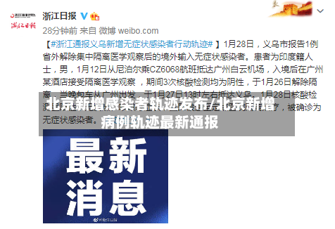 北京新增感染者轨迹发布/北京新增病例轨迹最新通报