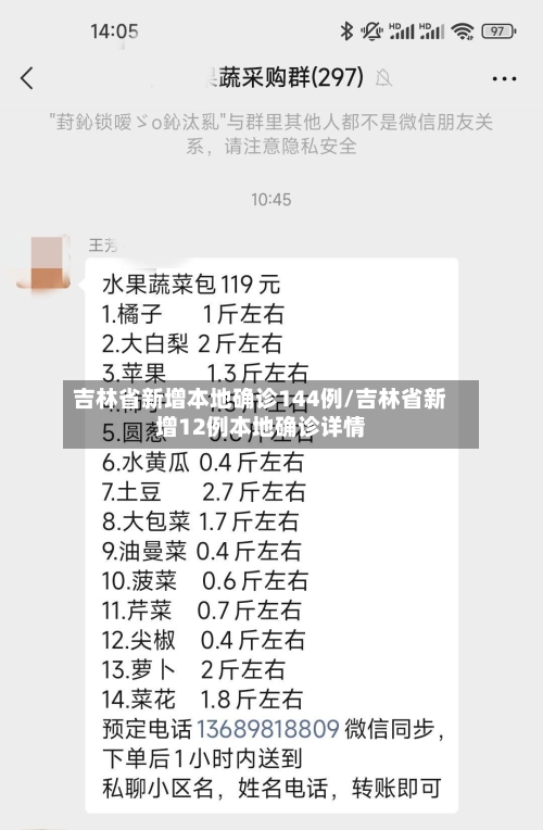 吉林省新增本地确诊144例/吉林省新增12例本地确诊详情-第1张图片