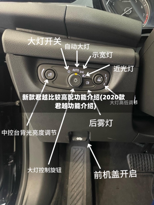 新款君越比较高配功能介绍(2020款君越功能介绍)-第1张图片