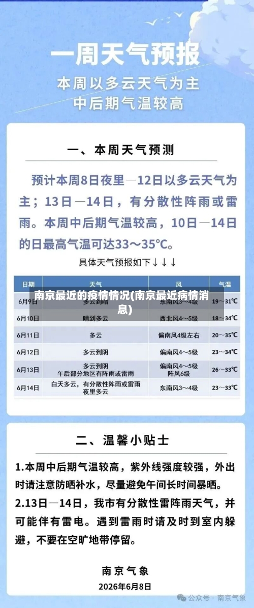 南京最近的疫情情况(南京最近病情消息)-第2张图片