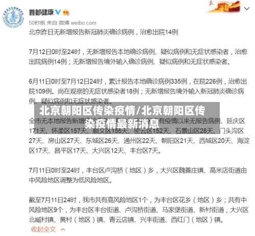 北京朝阳区传染疫情/北京朝阳区传染疫情最新消息-第2张图片