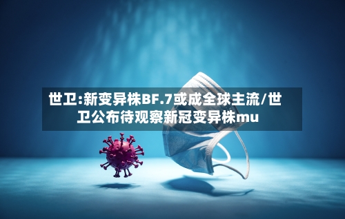 世卫:新变异株BF.7或成全球主流/世卫公布待观察新冠变异株mu-第2张图片
