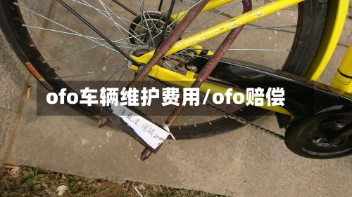 ofo车辆维护费用/ofo赔偿-第2张图片