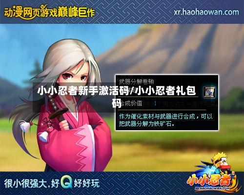小小忍者新手激活码/小小忍者礼包码