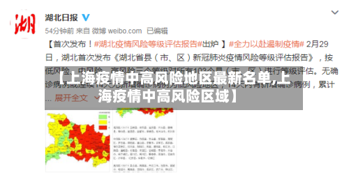 【上海疫情中高风险地区最新名单,上海疫情中高风险区域】-第2张图片