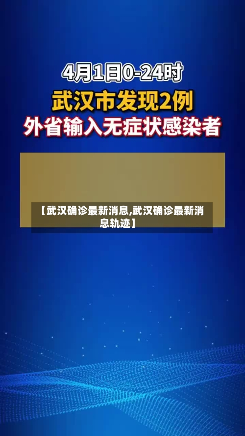 【武汉确诊最新消息,武汉确诊最新消息轨迹】-第1张图片