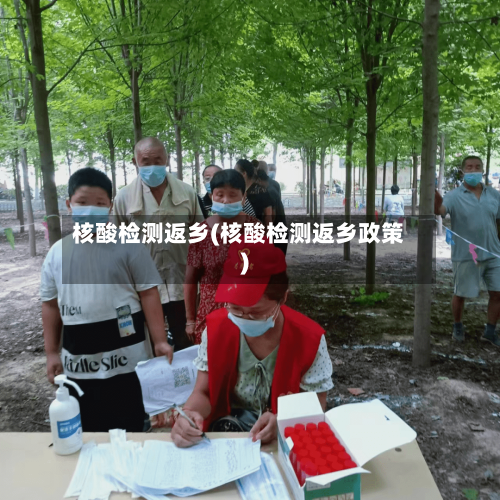 核酸检测返乡(核酸检测返乡政策)-第1张图片