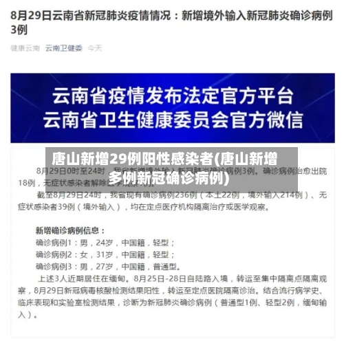 唐山新增29例阳性感染者(唐山新增多例新冠确诊病例)-第3张图片