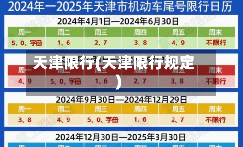 天津限行(天津限行规定)-第2张图片