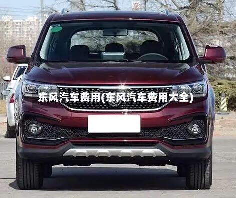 东风汽车费用(东风汽车费用大全)-第2张图片