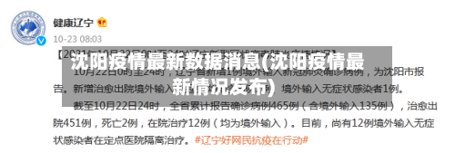 沈阳疫情最新数据消息(沈阳疫情最新情况发布)-第1张图片