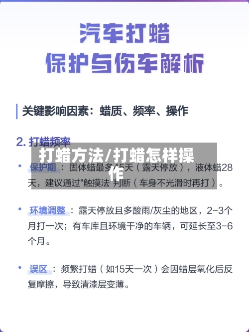 打蜡方法/打蜡怎样操作-第3张图片