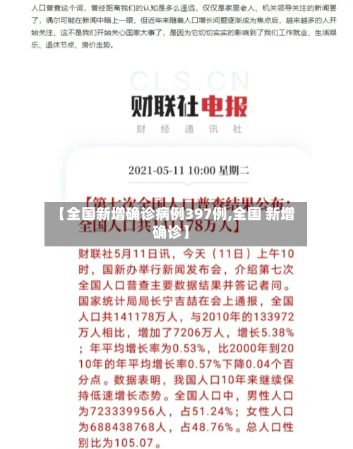 【全国新增确诊病例397例,全国 新增 确诊】-第2张图片