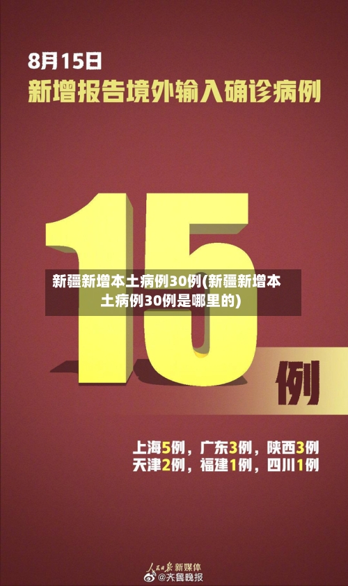 新疆新增本土病例30例(新疆新增本土病例30例是哪里的)
