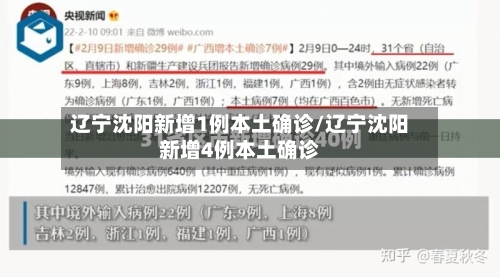 辽宁沈阳新增1例本土确诊/辽宁沈阳新增4例本土确诊-第3张图片
