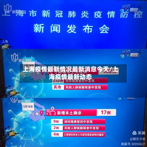 上海疫情最新情况最新消息今天/上海疫情最新动态-第3张图片