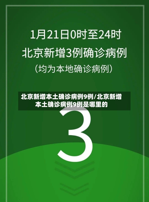 北京新增本土确诊病例9例/北京新增本土确诊病例9例是哪里的-第2张图片