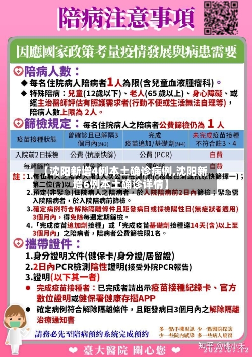【沈阳新增4例本土确诊病例,沈阳新增6例本土确诊详情】-第1张图片