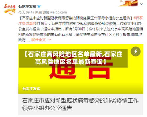 【石家庄高风险地区名单最新,石家庄高风险地区名单最新查询】-第2张图片