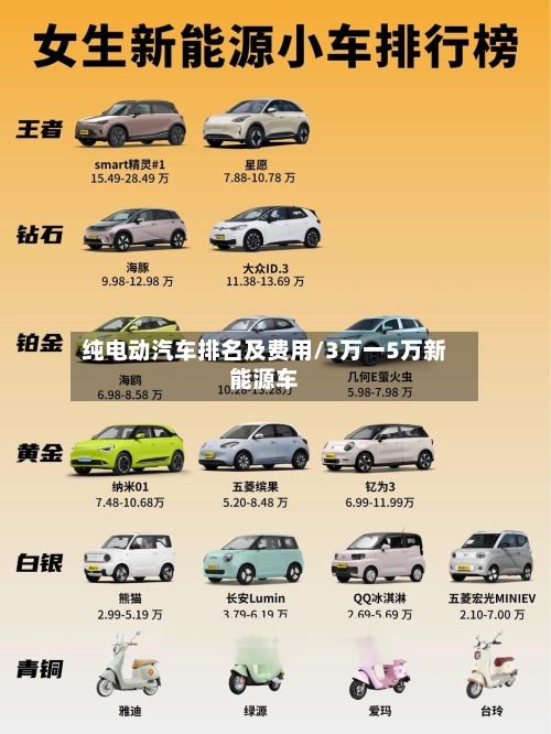 纯电动汽车排名及费用/3万一5万新能源车-第2张图片