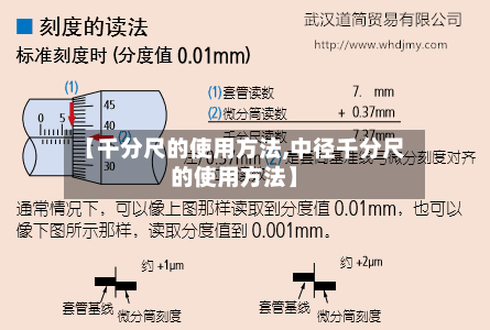 【千分尺的使用方法,中径千分尺的使用方法】-第3张图片