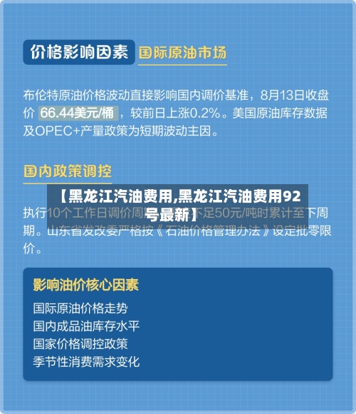 【黑龙江汽油费用,黑龙江汽油费用92号最新】-第1张图片