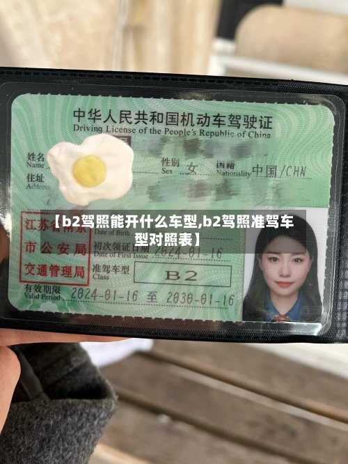 【b2驾照能开什么车型,b2驾照准驾车型对照表】-第1张图片