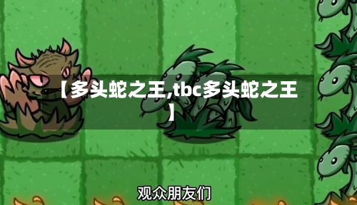 【多头蛇之王,tbc多头蛇之王】-第1张图片