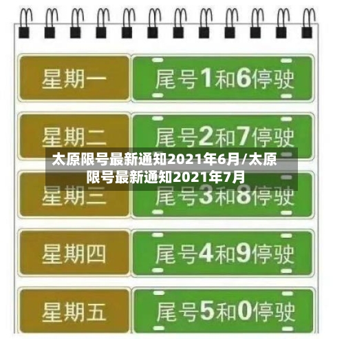 太原限号最新通知2021年6月/太原限号最新通知2021年7月-第1张图片